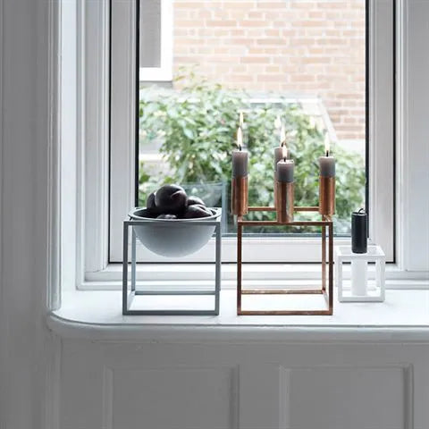 Kubus 1 Lysestage, hvid fra Audo Copenhagen - 3 - Jacobsen Plus