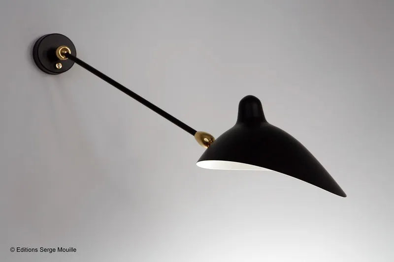Big Wall Lamp w/1 Arm, 2 Rotula af Serge Mouille - 3 - Jacobsen Plus