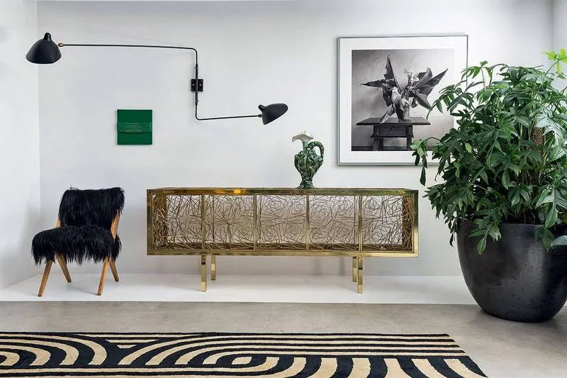 Big Wall Lamp w/2 Rotating Straight Arms af Serge Mouille - 2 - Jacobsen Plus