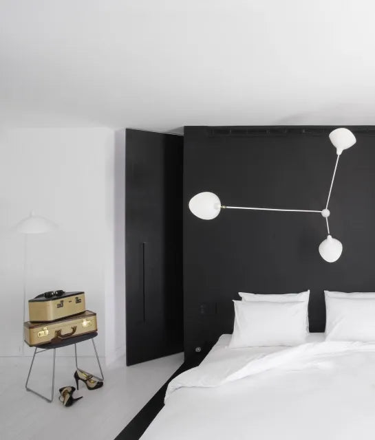 Spider Big Wall Lamp w/3 Fixed Arms af Serge Mouille - 3 - Jacobsen Plus