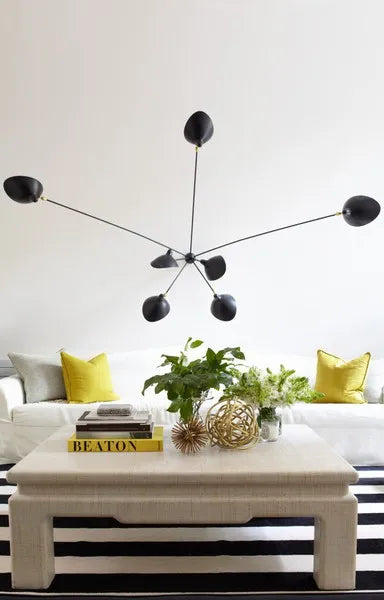 Spider Big Wall Lamp w/7 Fixed Arms af Serge Mouille - 4 - Jacobsen Plus