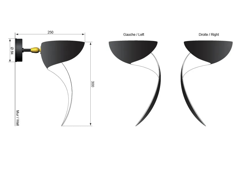 Flame Small Wall Lamp af Serge Mouille - 6 - Jacobsen Plus