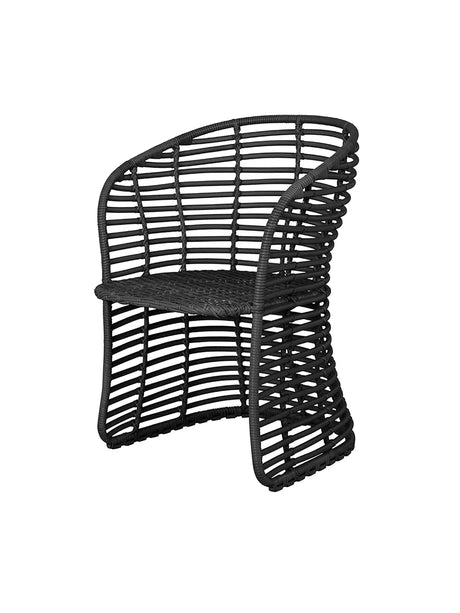 Basket Stol fra Cane-line - Graphite - Jacobsen Plus