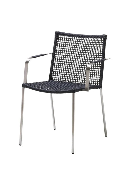 Straw Stol med Armlæn, rope fra Cane-line - 1 - Jacobsen Plus