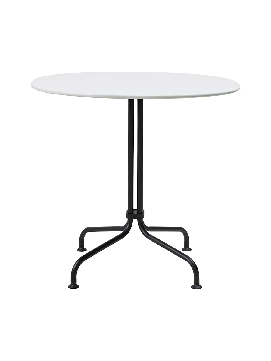 Carmel Bistro Dining Table fra GUBI - Clam White - Jacobsen Plus