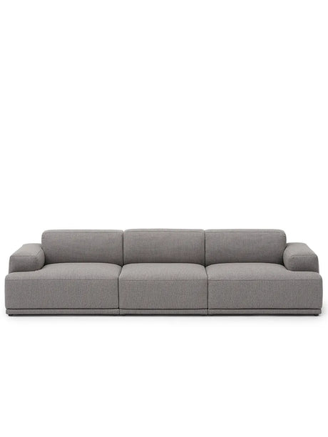 Connect Soft Modular 3 pers. sofa, kombination 1 fra Muuto - Re-Wool 128 - Jacobsen Plus