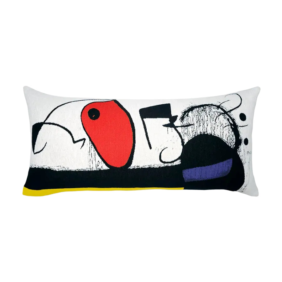 Miro Femme Aux 3 Cheveux Oiseaux Constellations Pude fra Poulin Design - 1 - Jacobsen Plus