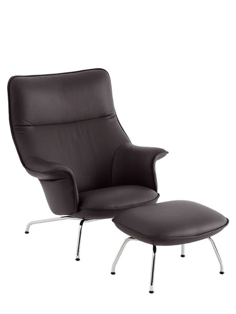 Doze Lounge Chair inkl. Fodskammel, easy leather root fra Muuto - 1 - Jacobsen Plus