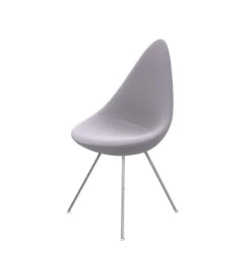 3110 Dråben af Arne Jacobsen - Fuldpolstret / Steelcut / 135 Light silver grey - Jacobsen Plus