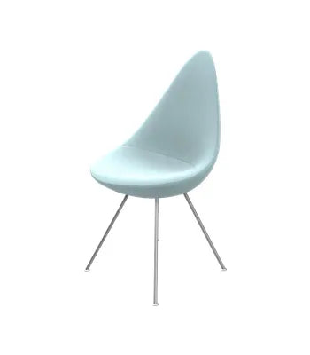3110 Dråben af Arne Jacobsen - Fuldpolstret / Steelcut / 820 Pastel blå - Jacobsen Plus