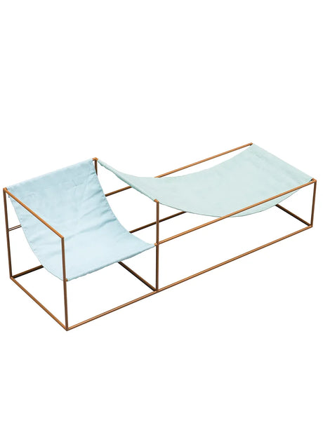 Duo Seat, blue/green fra Valerie Objects - 1 - Jacobsen Plus