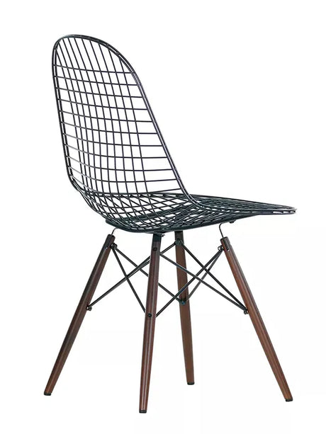 Eames Wire Chair (DKR, DKW) - Mørkbejdset ahorn stel (DKW) - Jacobsen Plus