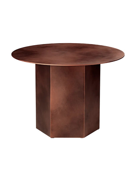 Epic Coffee Table Ø60 cm, steel fra GUBI - Earthy Red Steel - Jacobsen Plus
