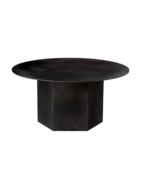 Epic Coffee Table Ø80 cm, steel fra GUBI - Midnight Black Steel - Jacobsen Plus