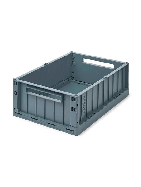Weston Storage Box, Whale Blue fra Liewood - Large - Jacobsen Plus
