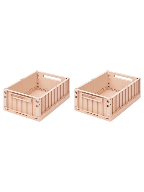 Weston Storage Box, Rose fra Liewood - Medium - 2 stk. - Jacobsen Plus