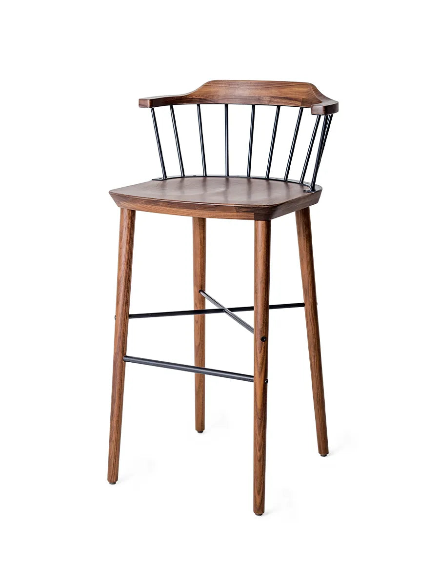 Exchange Bar Stool SH 75, walnut fra Stellar Works - 5 - Jacobsen Plus
