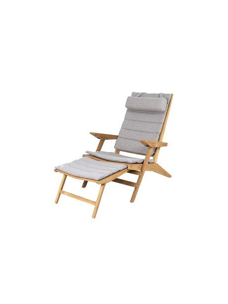 Flip Dækstol fra Cane-line - Inkl. hynde i Light Grey - Jacobsen Plus