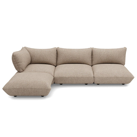 Sumo Sofa Corner fra Fatboy - Boucle Recycled Light Brown Melange - Jacobsen Plus