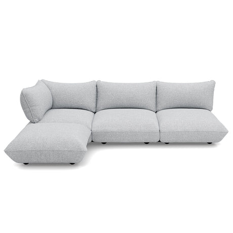 Sumo Sofa Corner fra Fatboy - Boucle Recycled Light Grey Melange - Jacobsen Plus