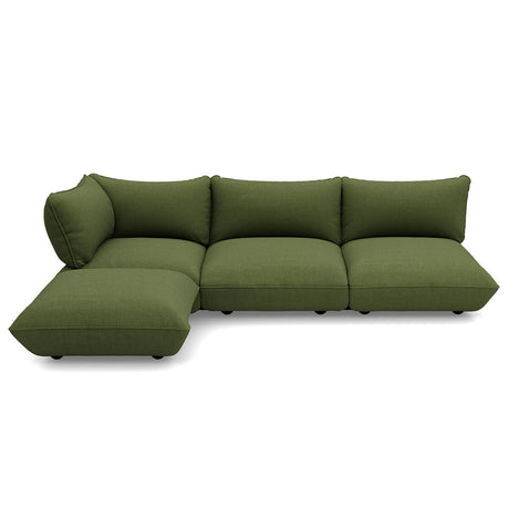 Sumo Sofa Corner fra Fatboy - Boucle Recycled Leaf Green - Jacobsen Plus
