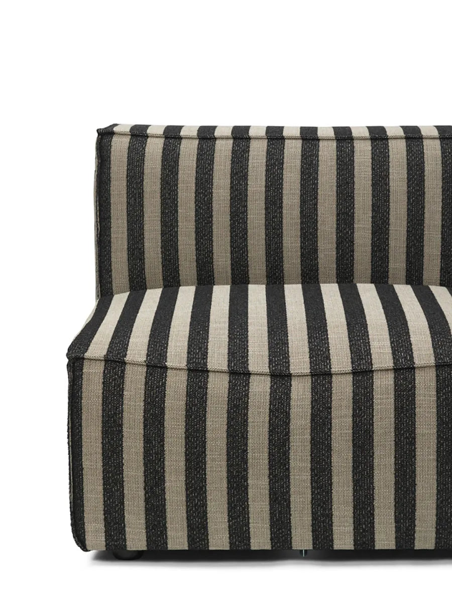Catena Sofa Center Louisiana, sand/black fra Ferm Living