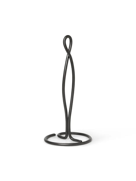 Curvature Paper Towel Holder fra Ferm Living - Black brass - Jacobsen Plus