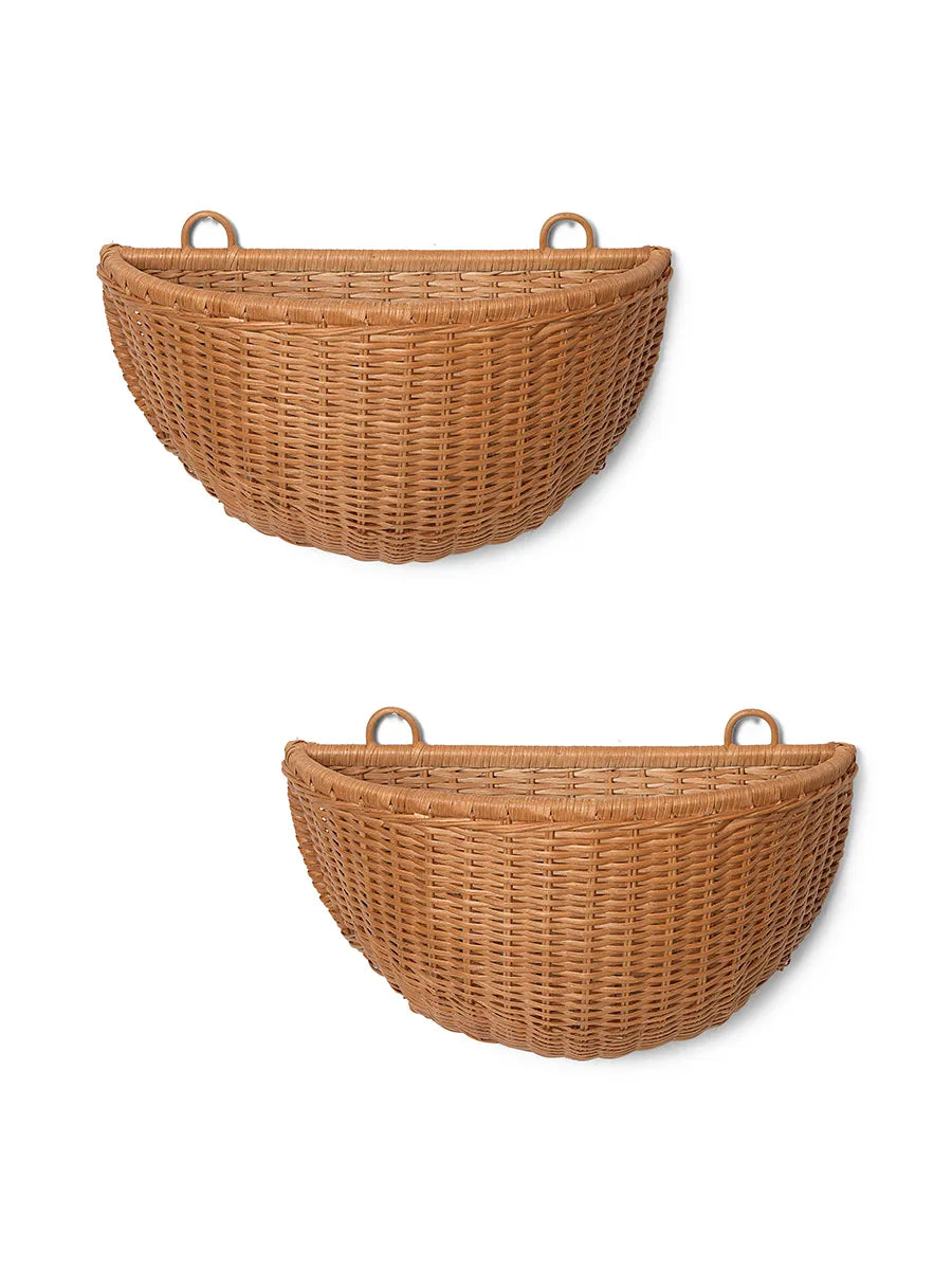 Braided Wall Pockets, sæt af 2 fra Ferm Living - 1 - Jacobsen Plus