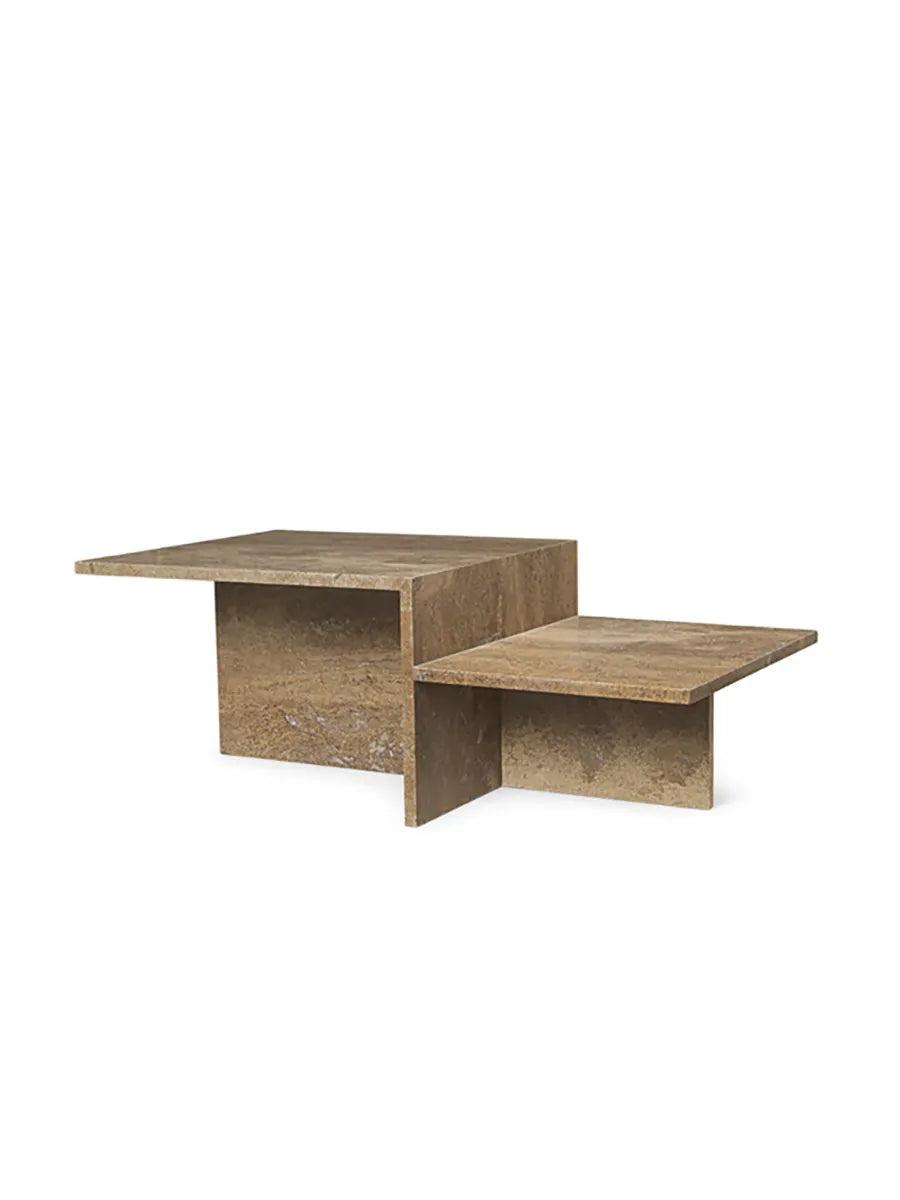 Distinct Coffee Table, Dark Brown Travertine fra Ferm Living - 1 - Jacobsen Plus