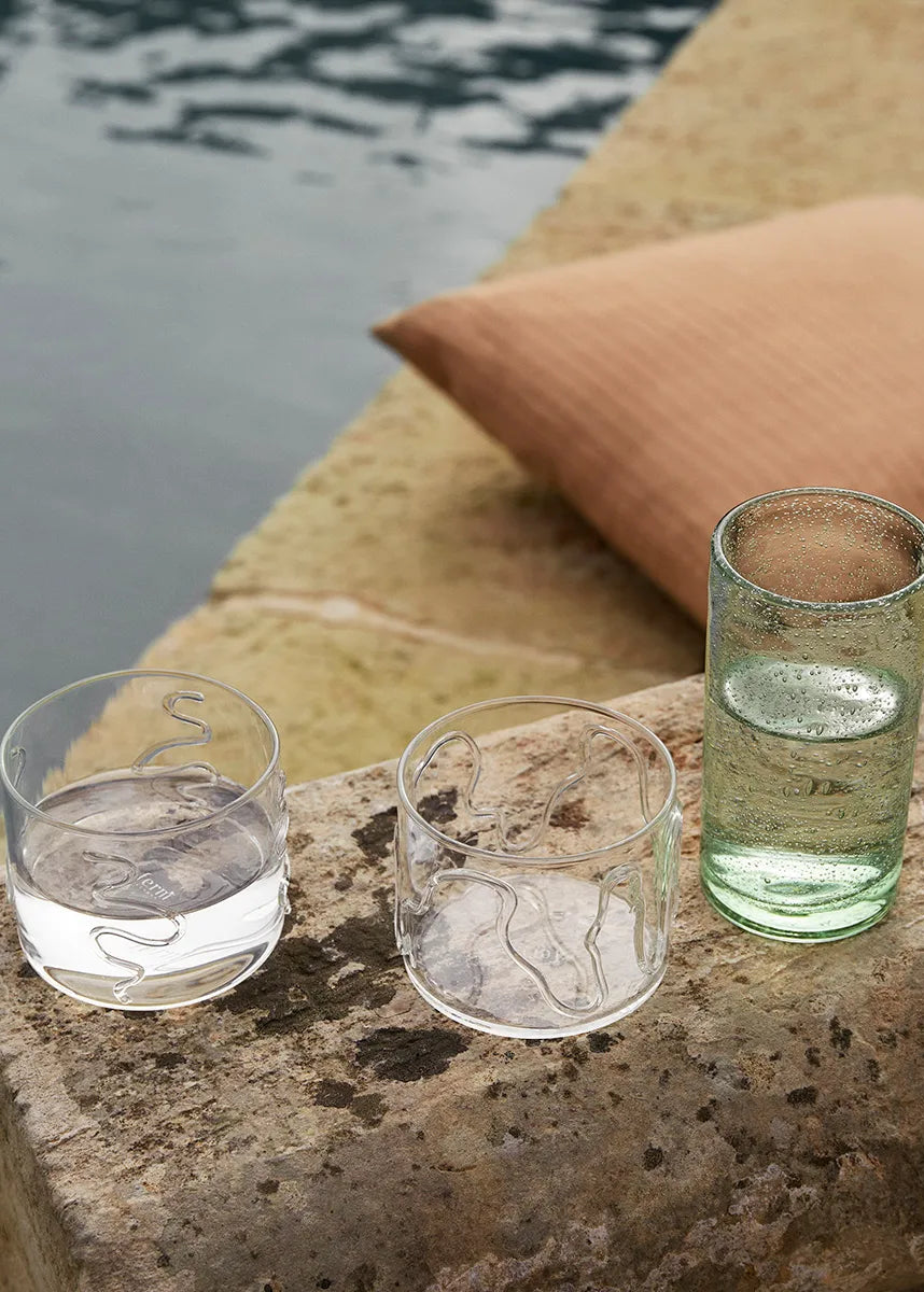 Doodle Glasses Low, sæt á 2 stk. fra Ferm Living - 2 - Jacobsen Plus