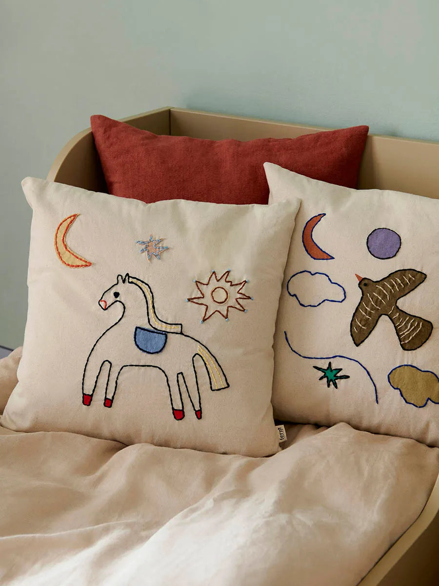 Naive Cushion, bird fra Ferm Living - 2 - Jacobsen Plus
