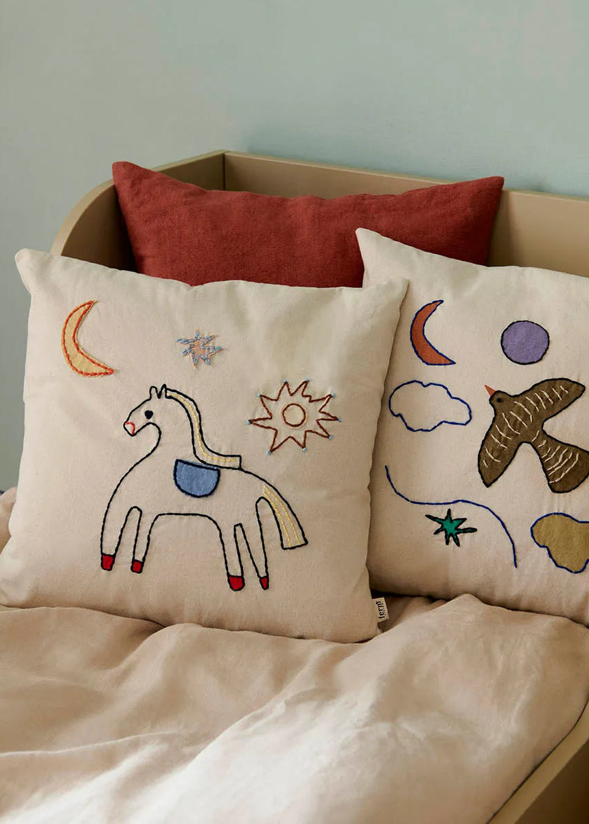 Naive Cushion, bird fra Ferm Living - 2 - Jacobsen Plus