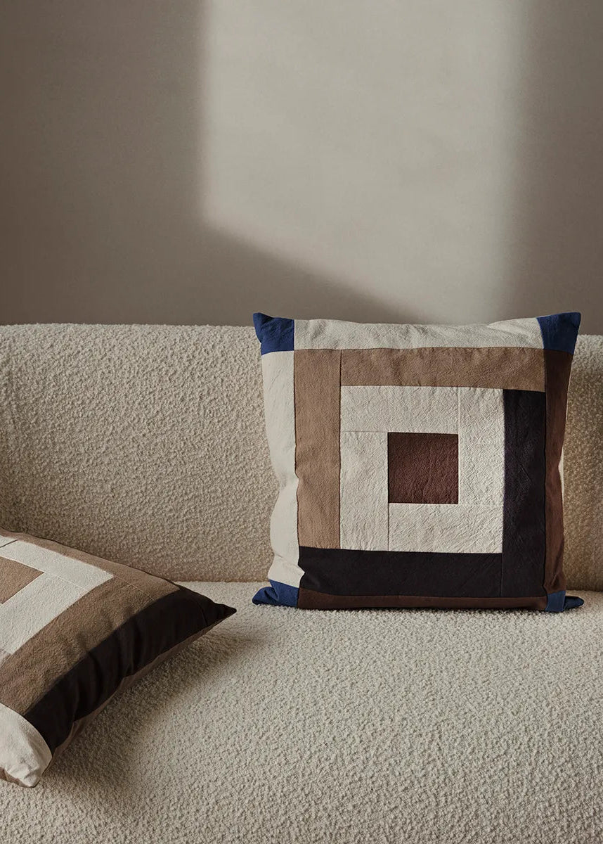 Border Patchwork Cushion fra Ferm Living - 2 - Jacobsen Plus