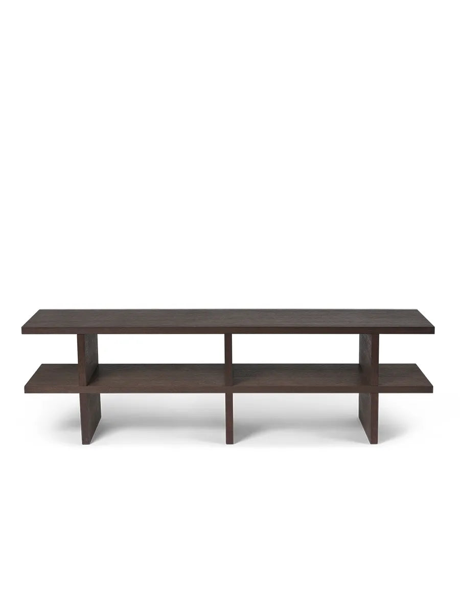 Kona Bench, dark stained oak fra Ferm Living - 1 - Jacobsen Plus