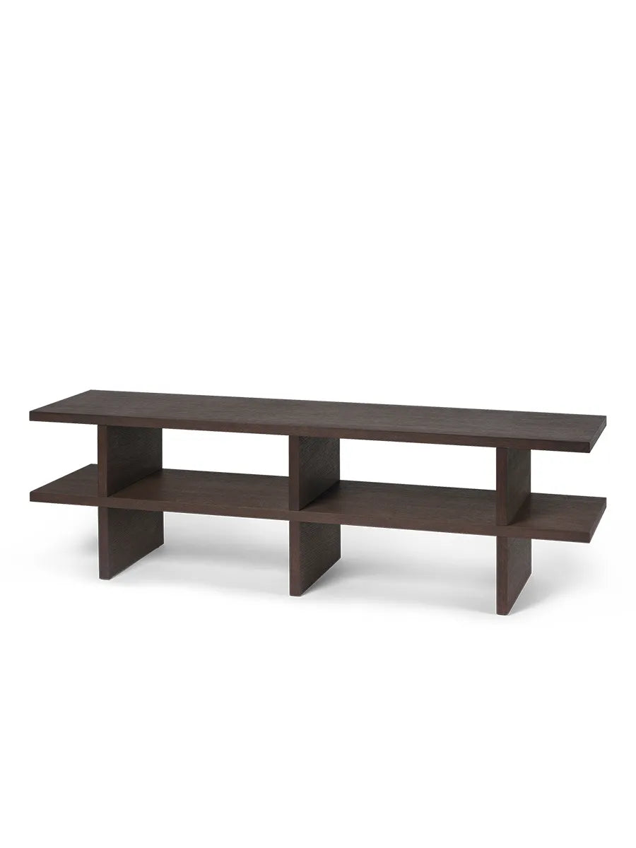 Kona Bench, dark stained oak fra Ferm Living