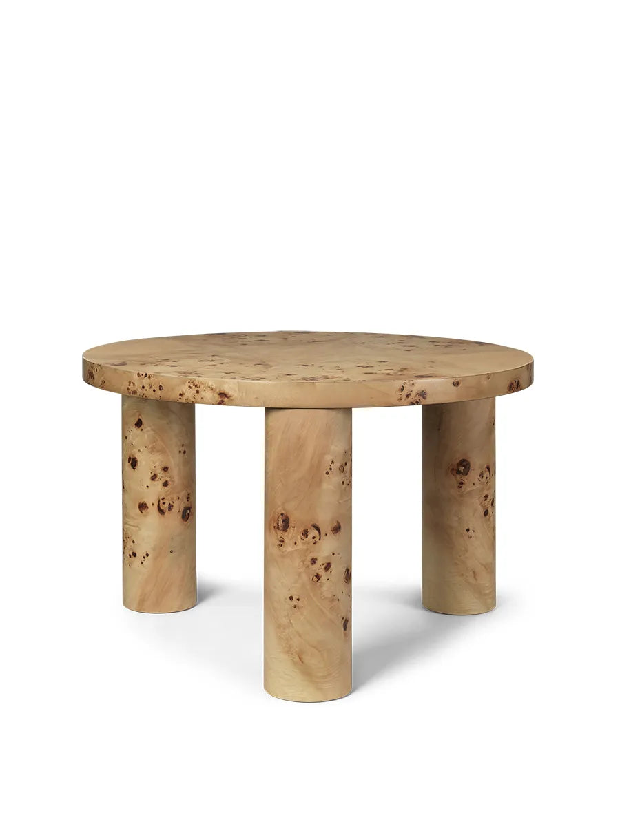Post Coffee Table, burl veneer fra Ferm Living - 1 - Jacobsen Plus