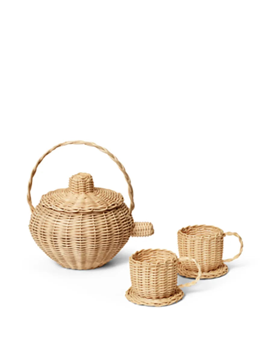 Rattan Tea Set fra Ferm Living - 1 - Jacobsen Plus