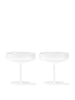 Ripple Champagne Saucers Frosted, sæt á 2 fra Ferm Living