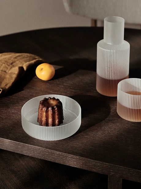 Ripple Serving Bowls Frosted, sæt á 4 fra Ferm Living - 2 - Jacobsen Plus