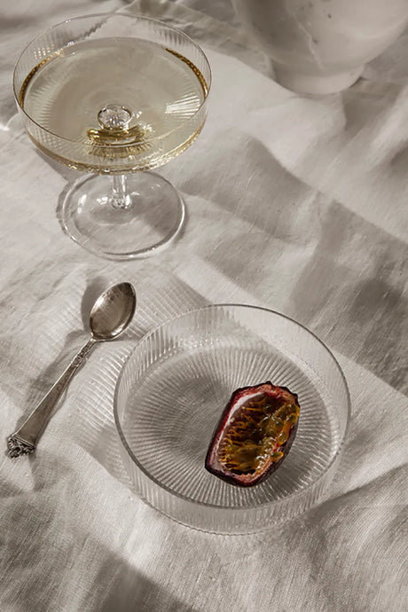 Ripple Serving Bowls Clear, sæt á 4 fra Ferm Living - 2 - Jacobsen Plus