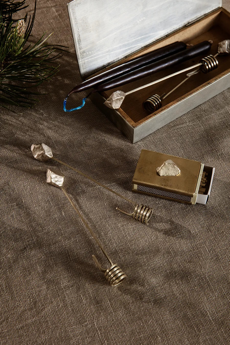 Stone Christmas Tree Candle Holders fra Ferm Living - 2 - Jacobsen Plus