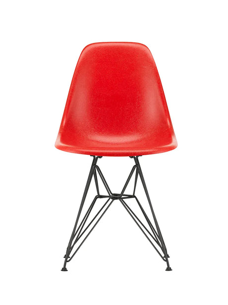 Eames Fiberglass Chair DSR, sortlakeret fra Vitra - 1 - Jacobsen Plus