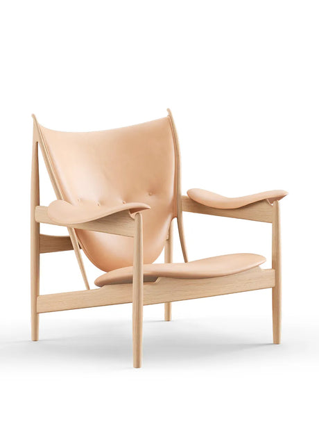 Høvdingestol af Finn Juhl - Lædergruppe 4 / Eg farveneutral olie - Jacobsen Plus