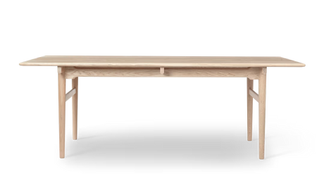 CH327 Spisebord, 190 cm fra Carl Hansen & Søn - Eg / Sæbe - Jacobsen Plus