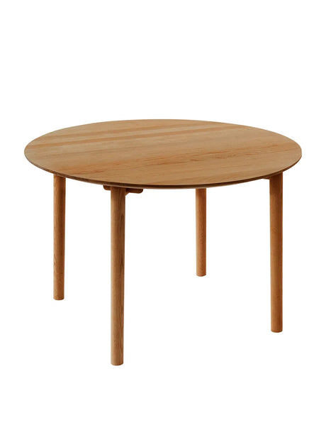 Skagerak Hven Spisebord Ø110, sæbebehandlet eg fra Fritz Hansen - 1 - Jacobsen Plus
