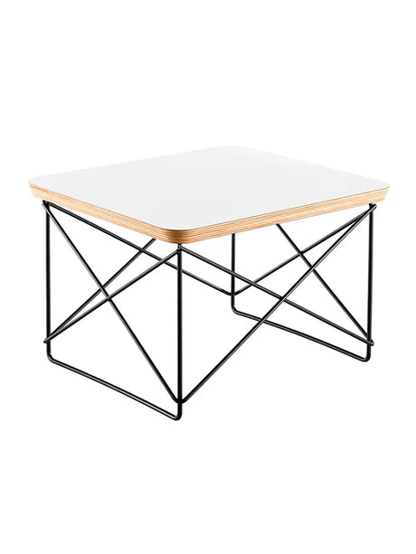 LTR Occasional Table fra Vitra - Hvid laminat / Sort stel - Jacobsen Plus