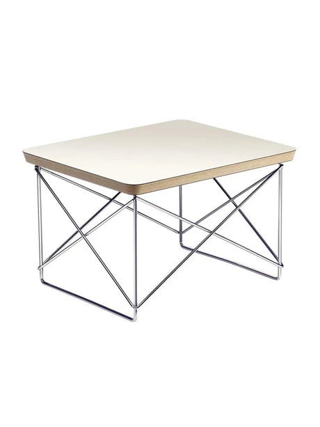 LTR Occasional Table fra Vitra - Hvid laminat / Krom stel - Jacobsen Plus