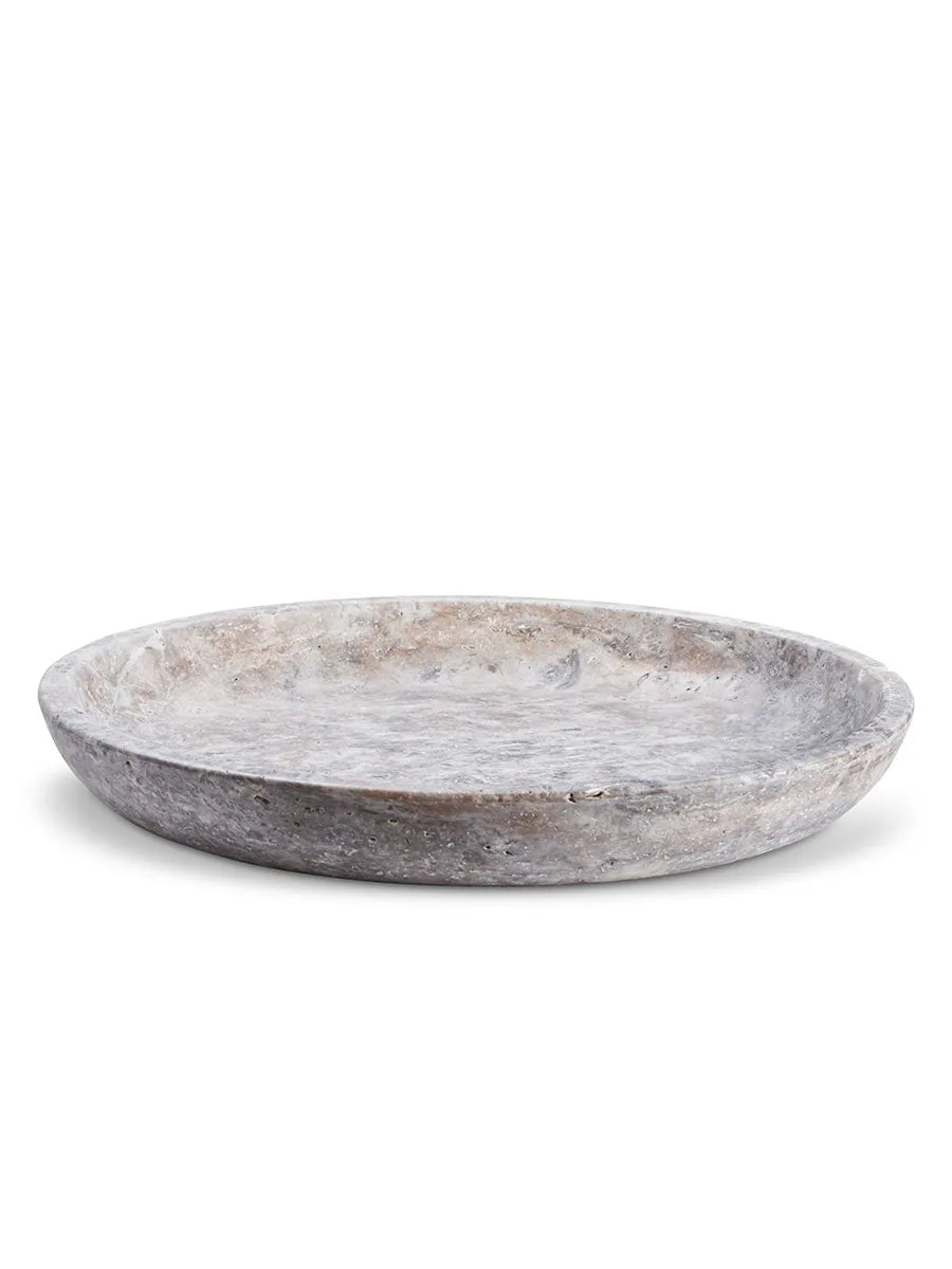 Hyben Fad, silver travertin fra Wabi Sabi Nordic - 1 - Jacobsen Plus