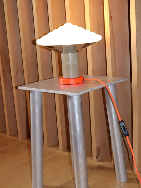 Whipped Table Lamp, luminous orange fra LEO Objects - 2 - Jacobsen Plus