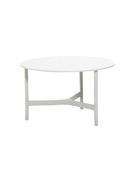 Twist Sofabord, medium fra Cane-line - White / White (Hi-Core) - Jacobsen Plus